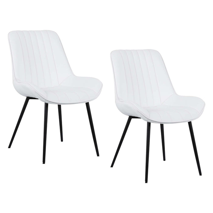Charlotte Dining Chair - White - SET OF 2