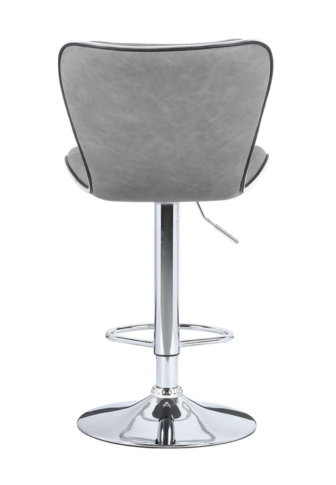 Susan Adjustable Height Bar Stool - Light Grey - SET OF 2 Light Grey
