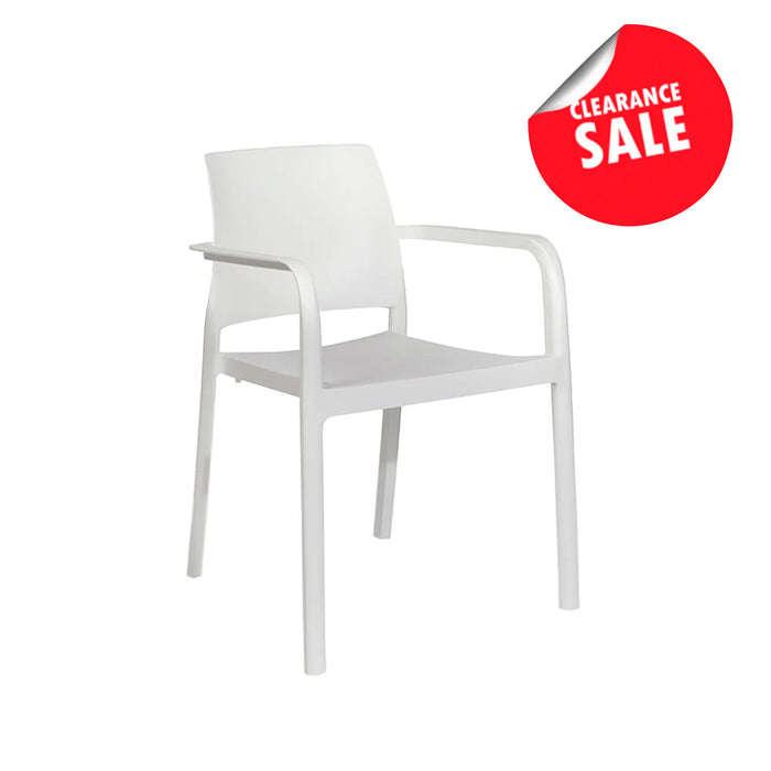 Dock Stackable Armchair - White