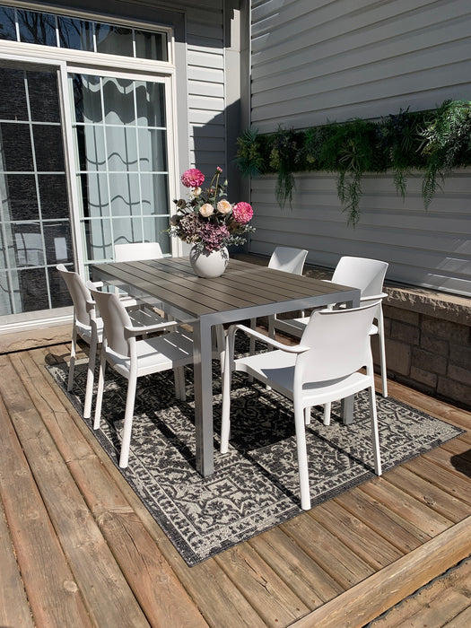CLiving Rectangular Outdoor Table - Grey