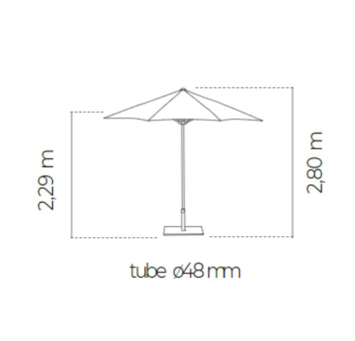 Java Umbrella 118 x 118" by Ezpeleta