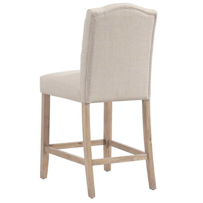 Lucian 26" Counter Stool - Fabric Beige - SET OF 2
