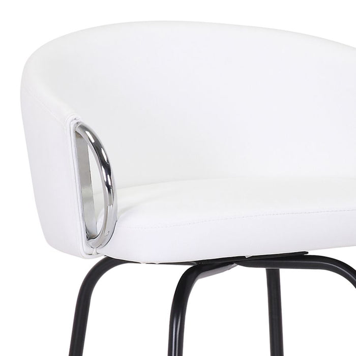Orion 26" Counter Stool in White - Set of 2