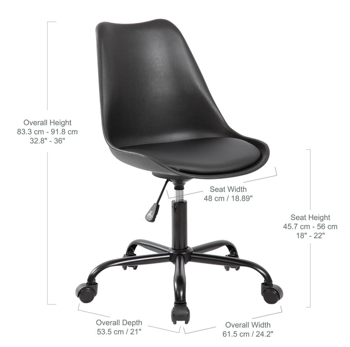 Cody PP Leatherette Seat Office Chair