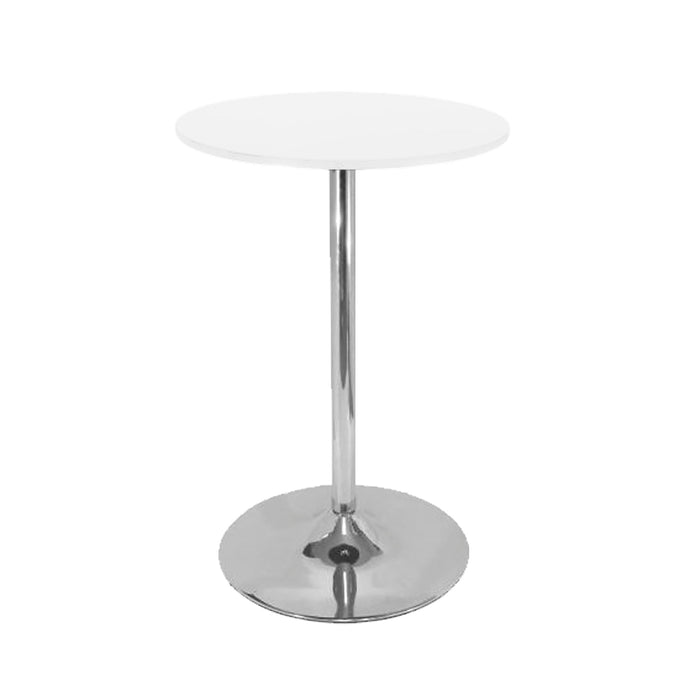Ally 40" Fixed Height Bar Table with White Top