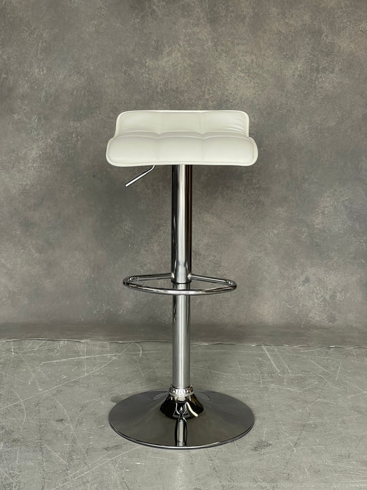 Patricia Adjustable Height Bar Stool - SET OF 2 - White