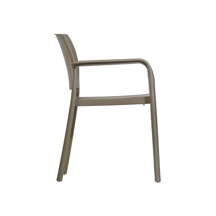 Dock Stackable Armchair - Taupe