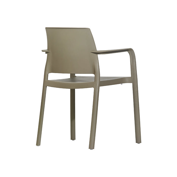 Dock Stackable Armchair - Taupe