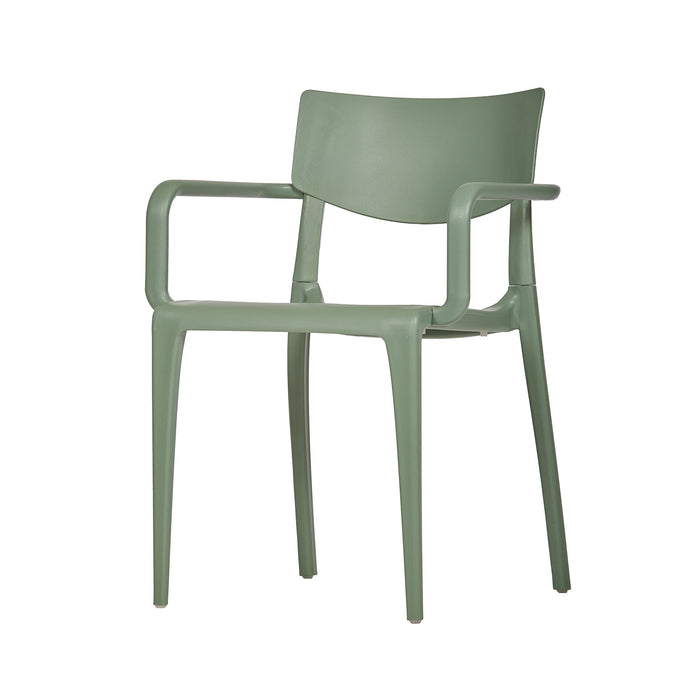 Town Stackable Armchair - Olive