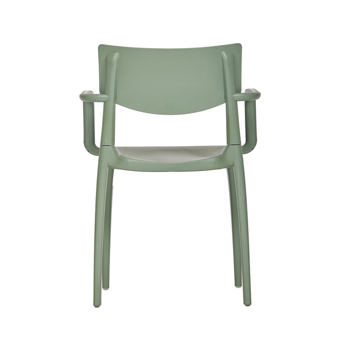 Town Stackable Armchair - Olive